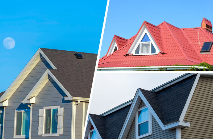 different types of roof style